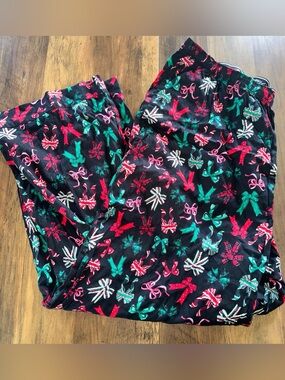 PINK Bow Print Pajama/Lounge Pants - XXL